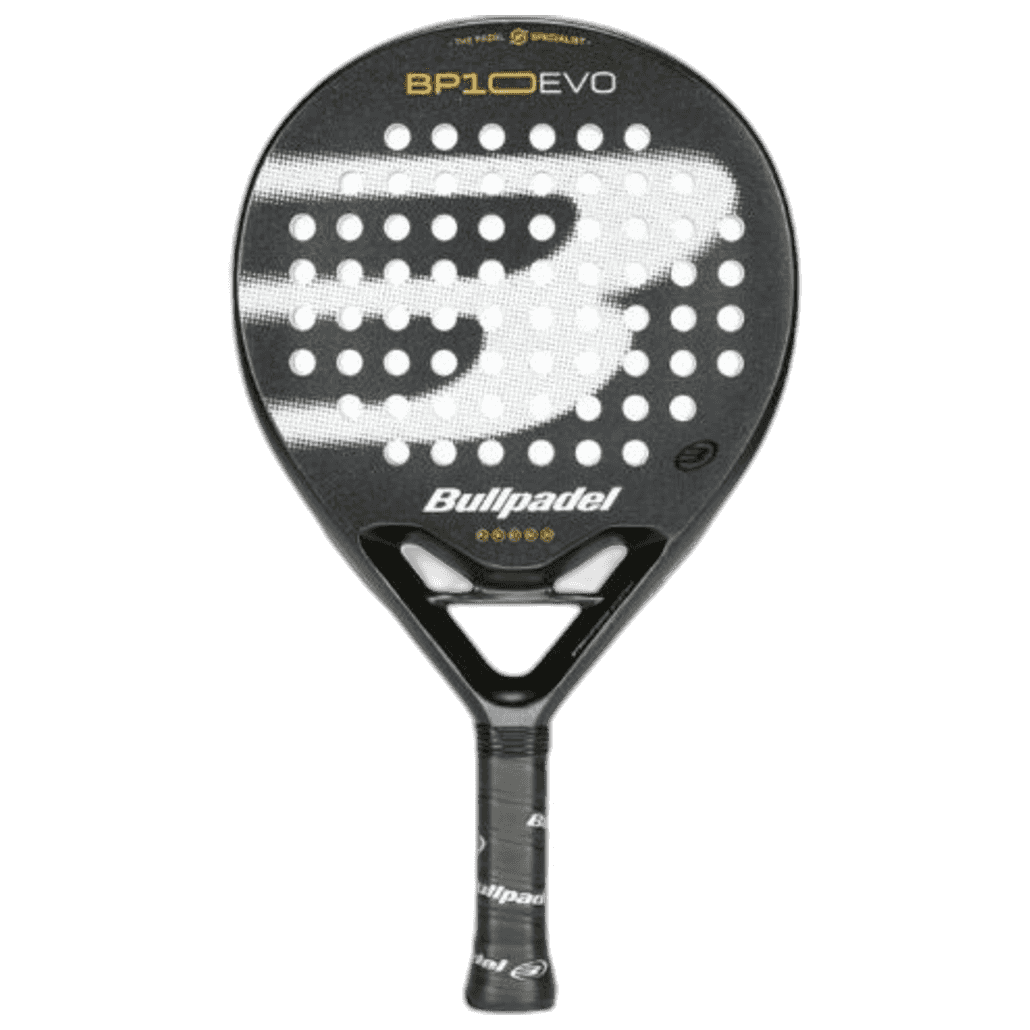 Raquette De Padel Bullpadel BP10 Evo 2023 - Forme Ronde, équilibre Bas, Carbone, Pour Niveau Intermédiaire/avancé