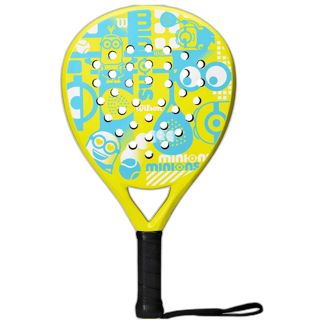 Wilson Minions Racchetta Da Tennis Junior 25 - Leggera, Colorata, Pre-incordata, Per Bambini 9-10 Anni